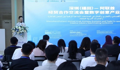 創(chuàng)意出海 文化遠(yuǎn)航 深圳(福田)-阿聯(lián)酋經(jīng)貿(mào)合作交流會(huì)暨數(shù)字創(chuàng)意產(chǎn)業(yè)對接會(huì)成功舉辦